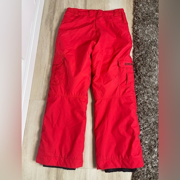 686 Boys snowboard Evolution Insulated InfiDry Pants Snowboard size XL Red - Picture 5 of 7